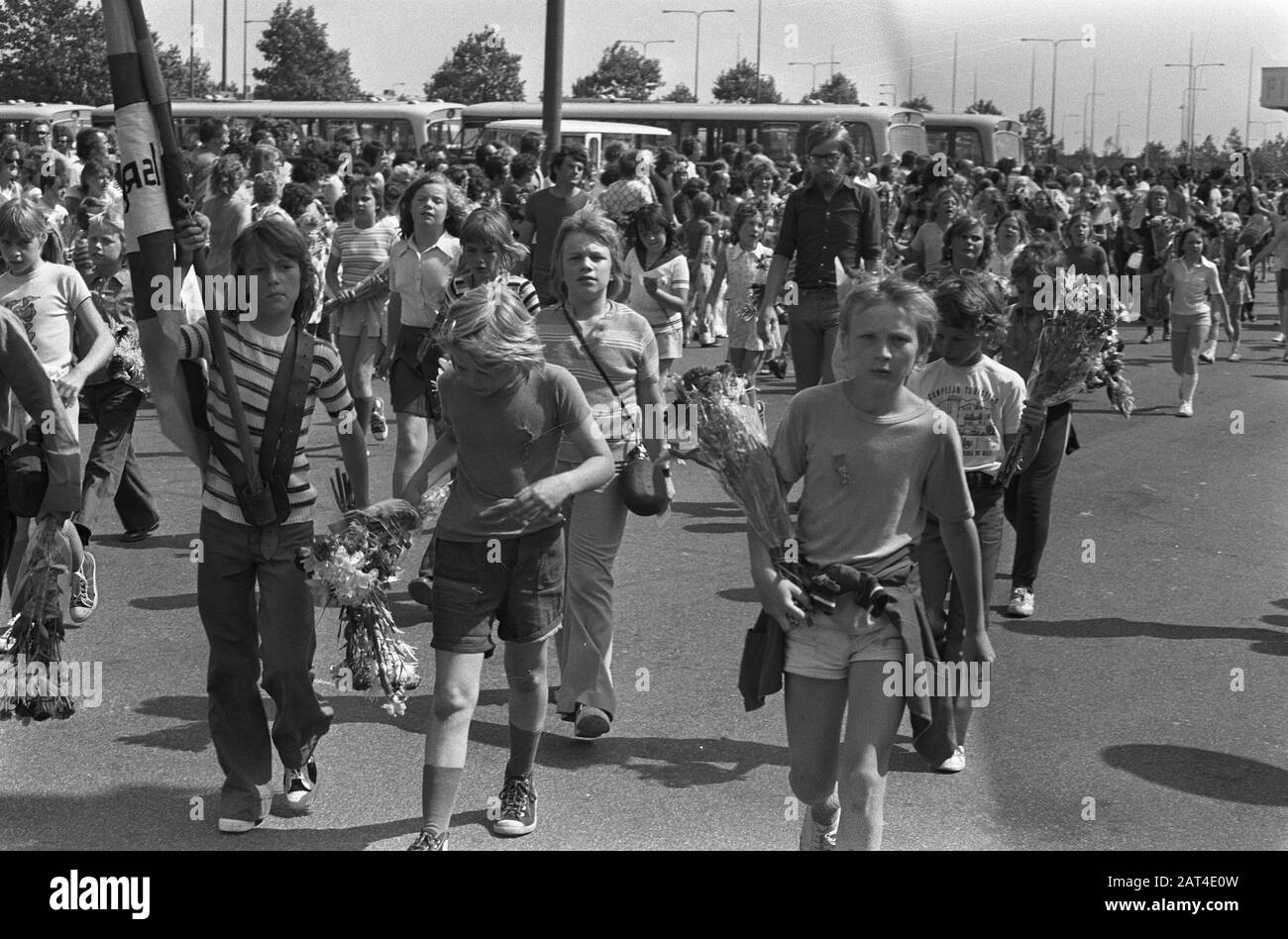 Eingangsabend vier Tage Amsterdam bei RAI Datum: 23. Juni 1973 Ort: Amsterdam, Noord-Holland Schlüsselwörter: Abend, Eingang Name Der Einrichtung: RAI Stockfoto