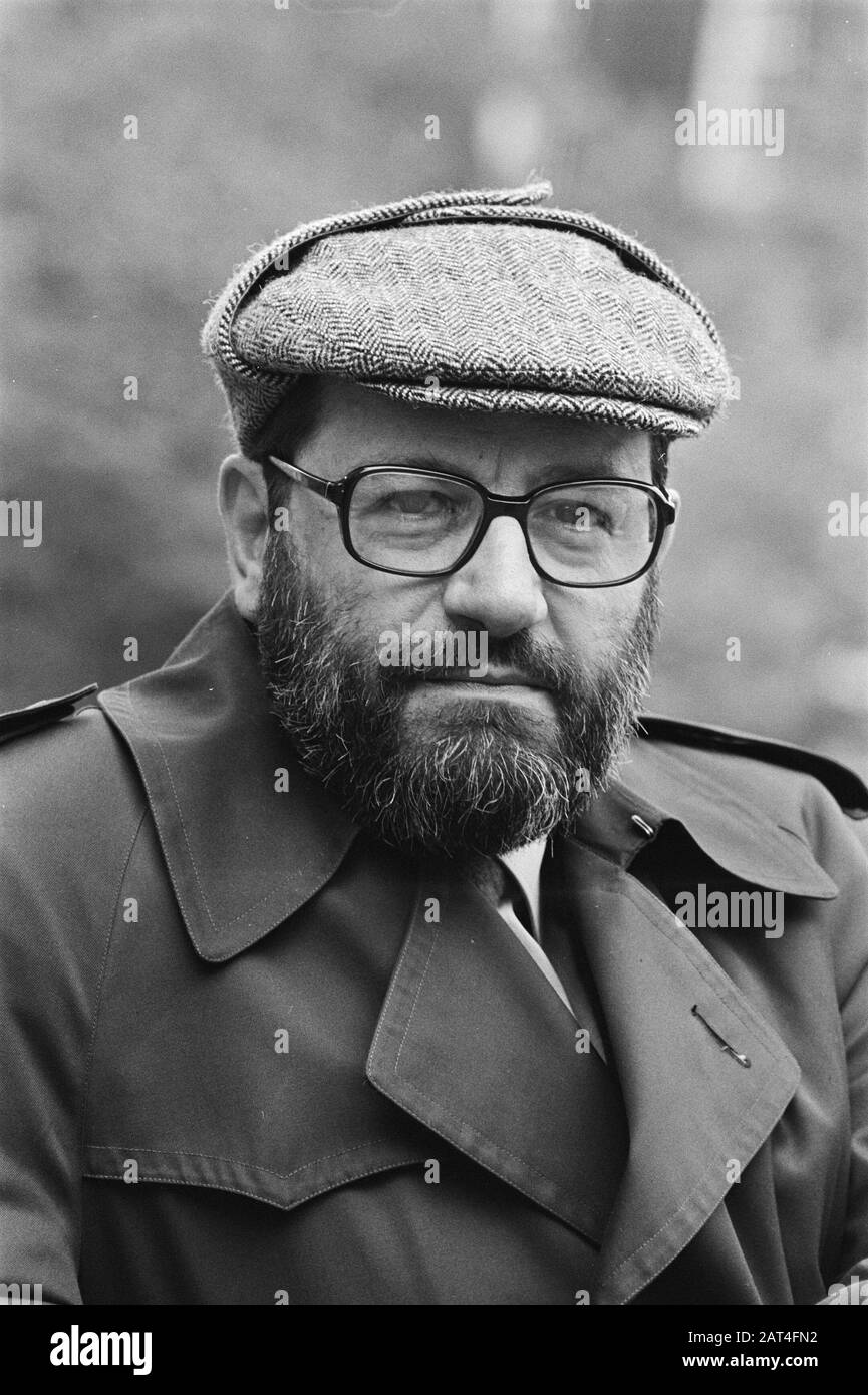 Italienischer Schriftsteller Umberto Eco, Überschrift; Schriftsteller; Stockfoto