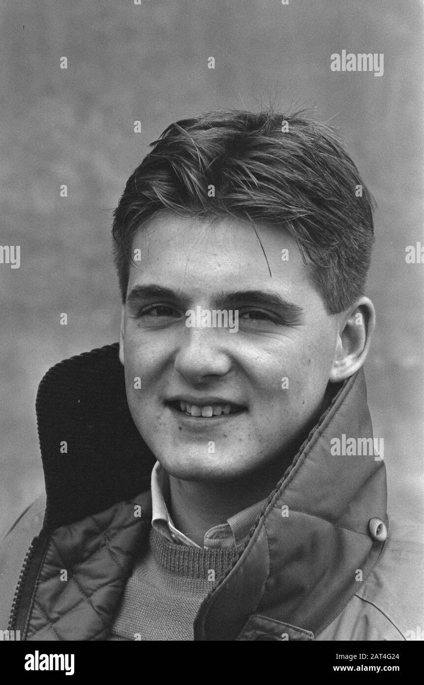 Jährliche Fotostunde Prinzessin Margriet und Familie; Prinz Maurits, Schlagzeilen Datum: 5. Juni 1987 persönlicher Name: Margriet, Prinzessin, Maurits, Prinz Stockfoto