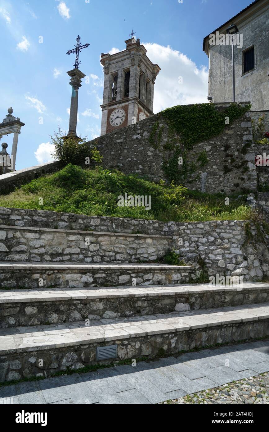 Santa Maria del Monte, Sacro Monte di Varese, UNESCO, Weltkulturerbe, Lombardei, Italien, Europa Stockfoto