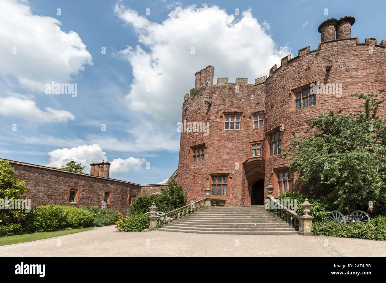 Powis Castle, Powys, Wales, Großbritannien Stockfoto