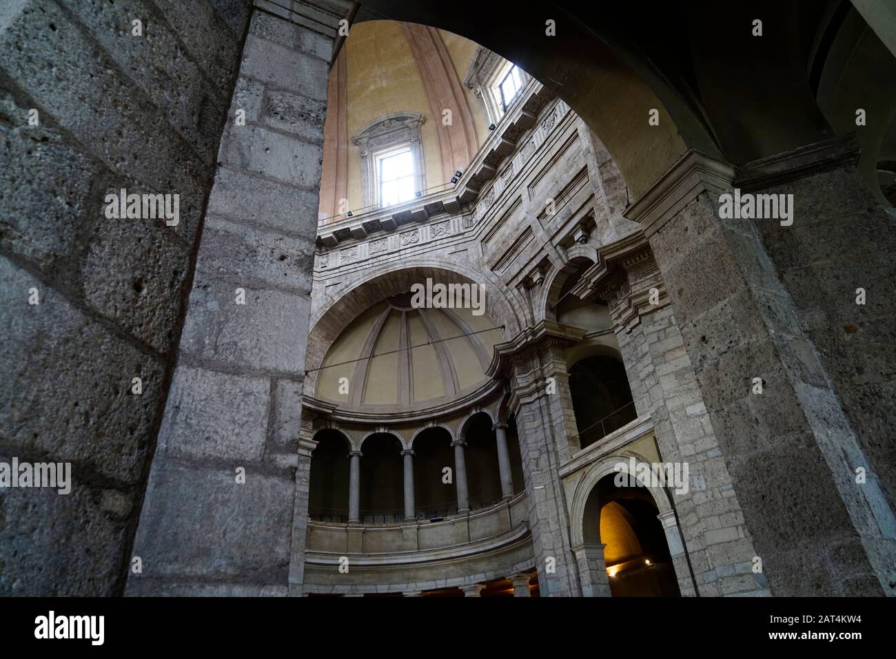 Innenansicht der Kirche San Lorenzo Maggiore, XIX secolo Century, Mailand, Lombardei, Italien, Europa Stockfoto
