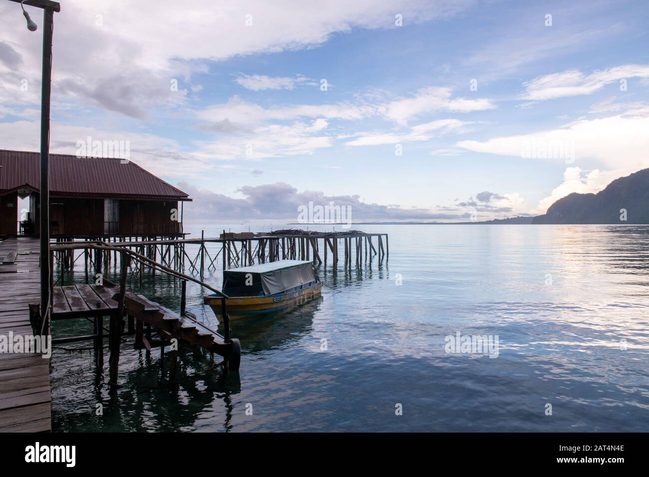 Schöne Aussicht auf Indonesien, Maluka Inseln Stockfoto
