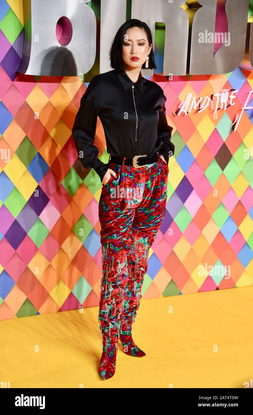 Betty Bachz. Weltpremiere von "Birds of Prey and the Fantabulous Emancipation of One Harley Quinn." Odeon BFI max, Waterloo, London. GROSSBRITANNIEN Stockfoto