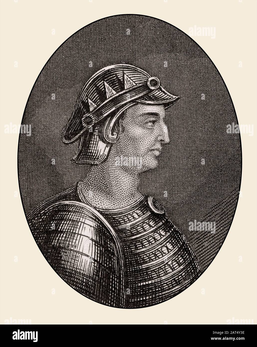 Aethelred II., der Unreife, König der Engländer von 978 bis 1013 und erneut von 1014 bis 1016 Stockfoto