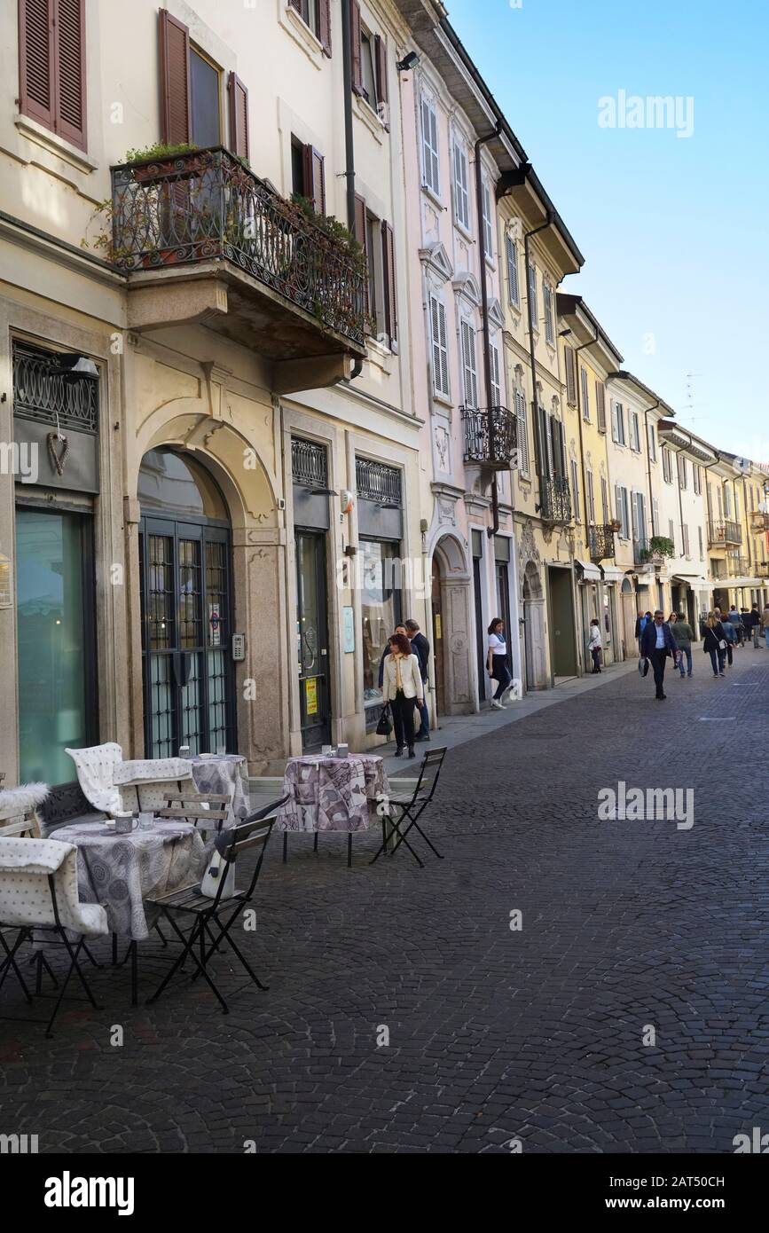 Historisches Stadtzentrum, Vigevano, Lombardei, Italien, Europa Stockfoto