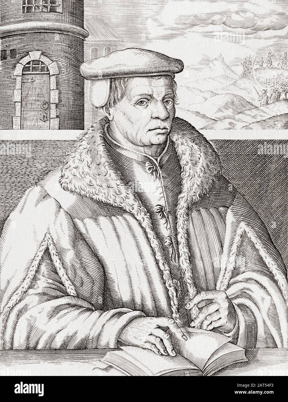 Thomas Müntzer, c 1489 - 1525. Deutscher Prediger und radikaler Theologe. Führer im Deutschen Bauernkrieg. Stockfoto