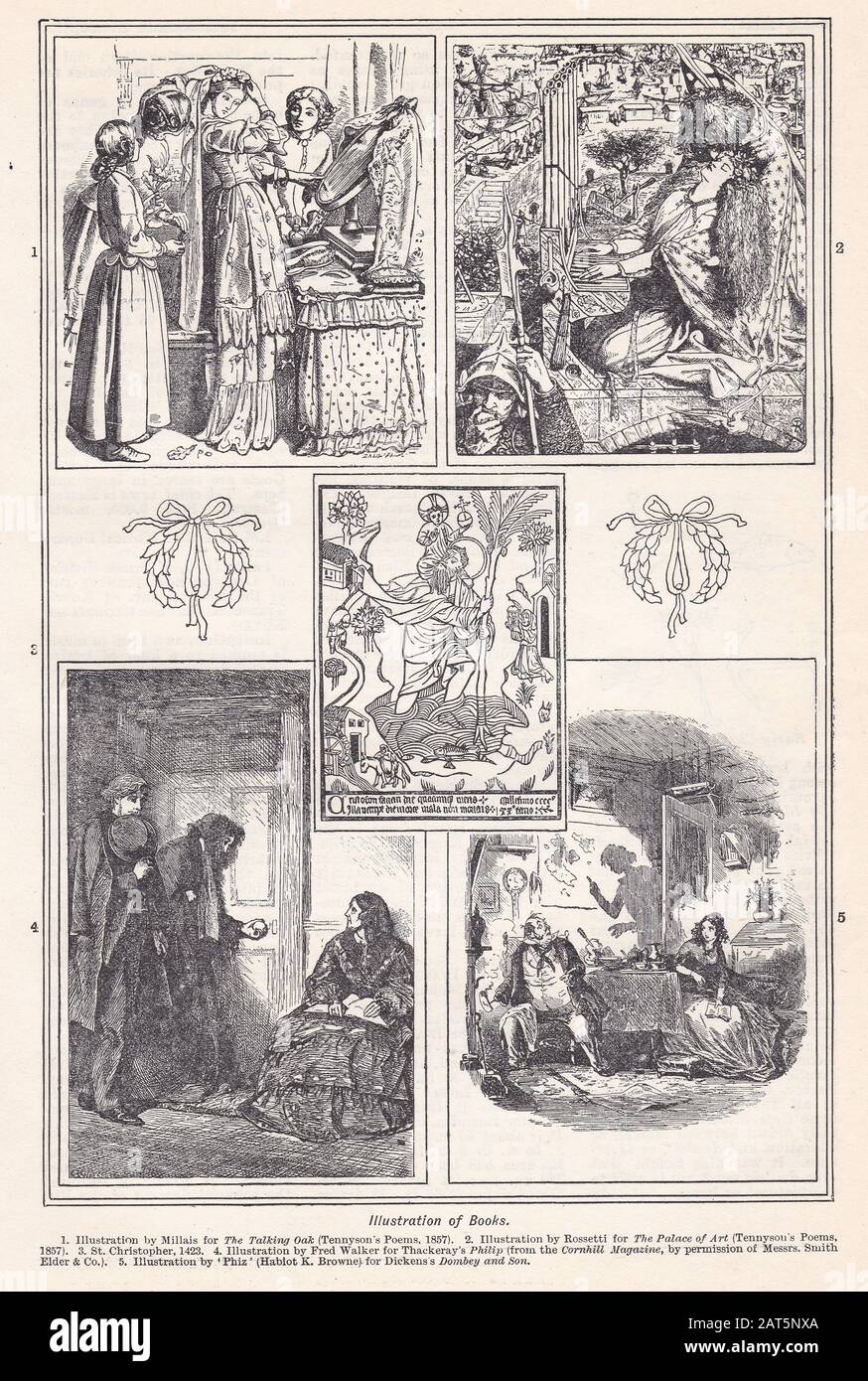 Klassische Illustration von Büchern Stockfoto