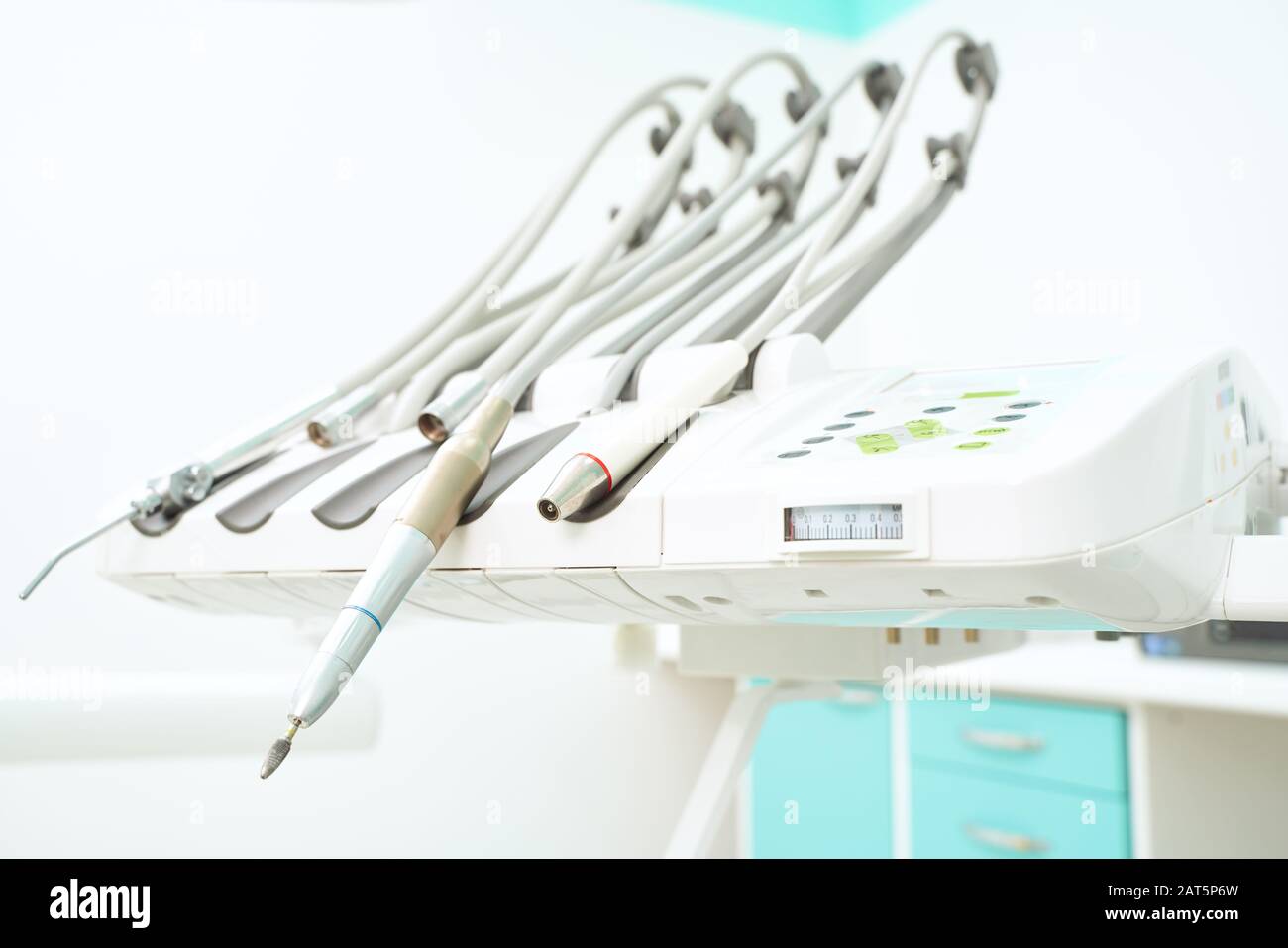 Innenraum einer modernen Zahnarztpraxis Stockfoto