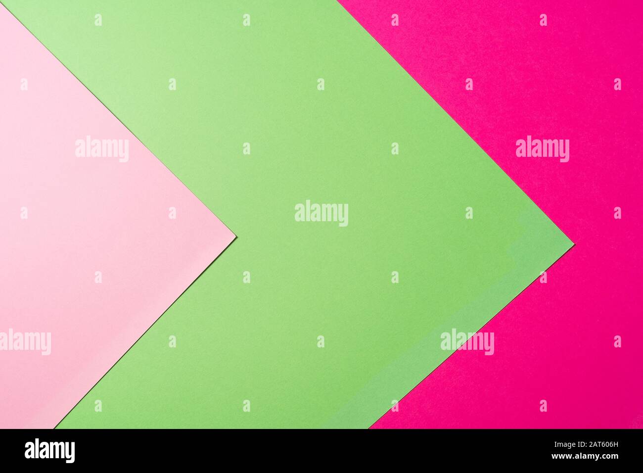 Mehrfarbige abstrakte Papier von Pastelltönen, mit geometrischen Form, flach. Stockfoto
