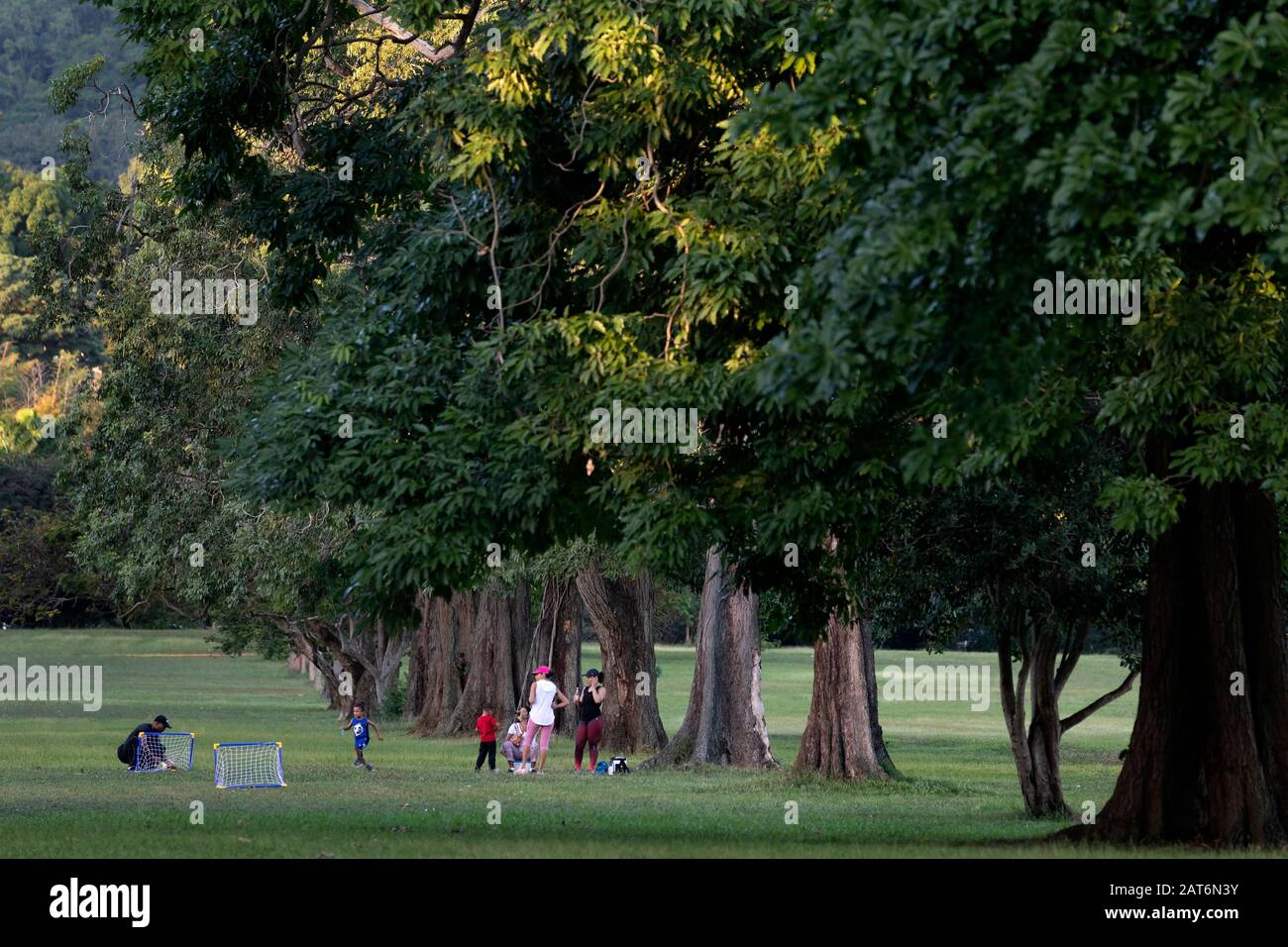 Queen's Park Savannah, Port of Spain, Trinidad und Tobago Stockfoto