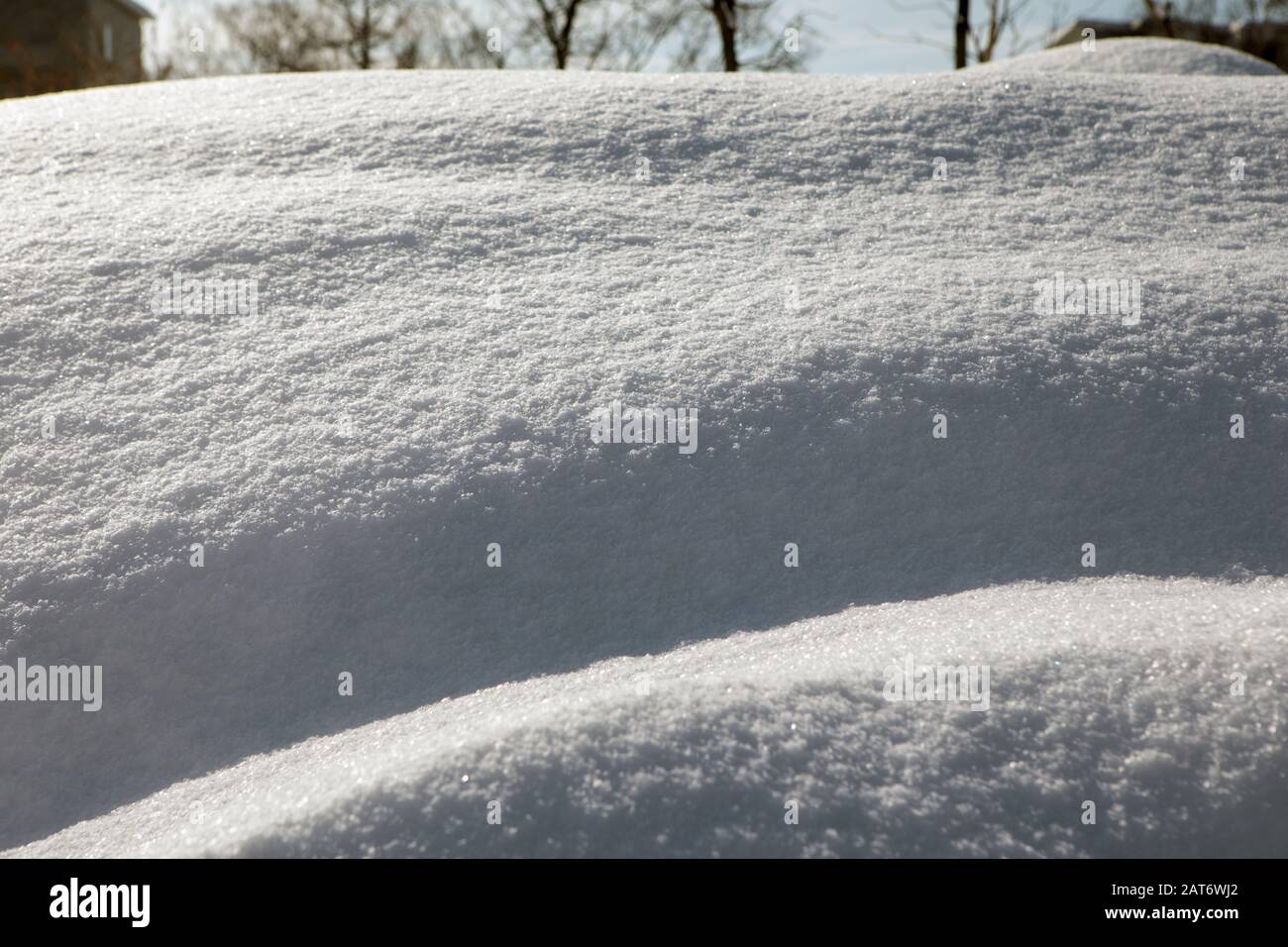 Abstrakte Szenen aus Niseko, Hokkaido, Japan Stockfoto