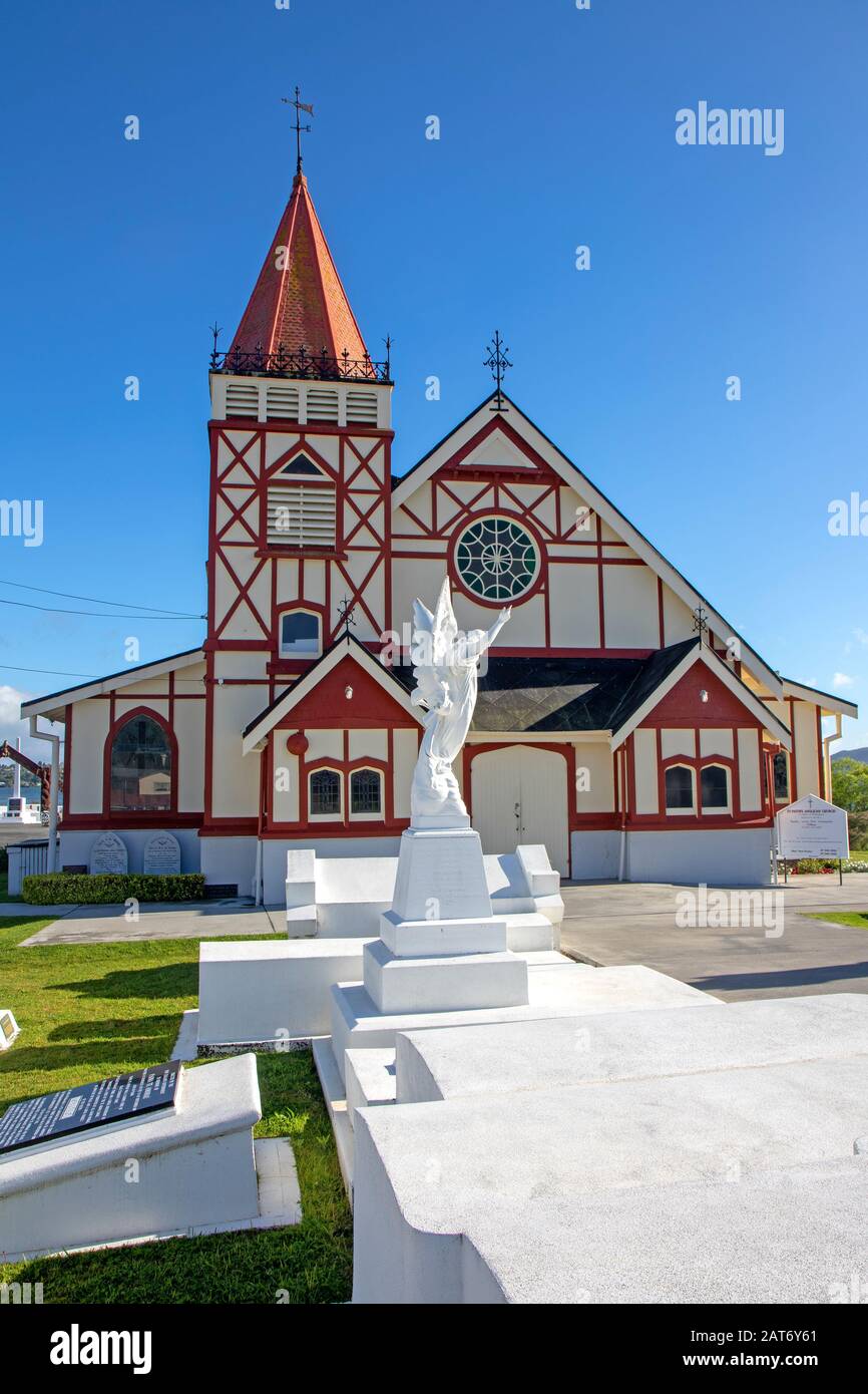 St Glauben der anglikanischen Kirche in Ohinemutu Stockfoto