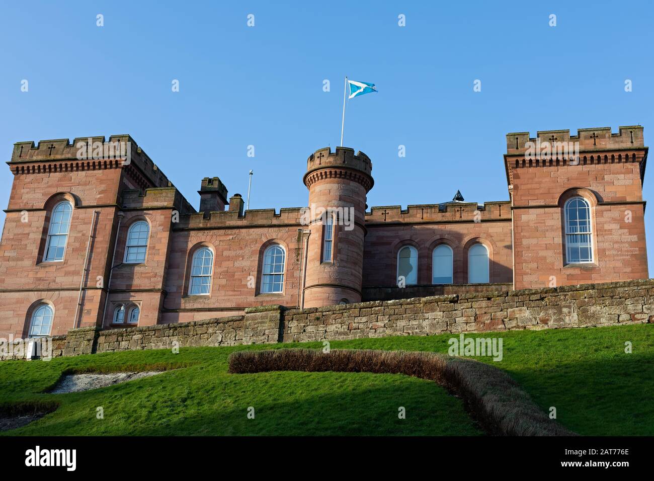 Bild von Inverness Castle in Schottland, Großbritannien Stockfoto