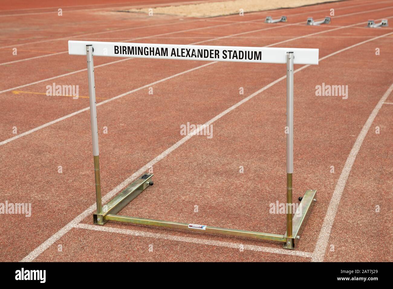 Das Birmingham Alexander Stadium am Tag der Genehmigung wurde erteilt, das Stadion für die Commonwealth Games 2022 umzubauen. Stockfoto
