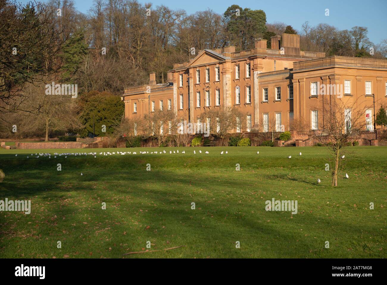 Himley Halle in der Sonne Stockfoto