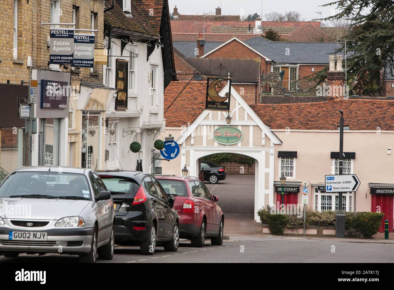 Bishops Stortford, Hertfordshire, Großbritannien Stockfoto