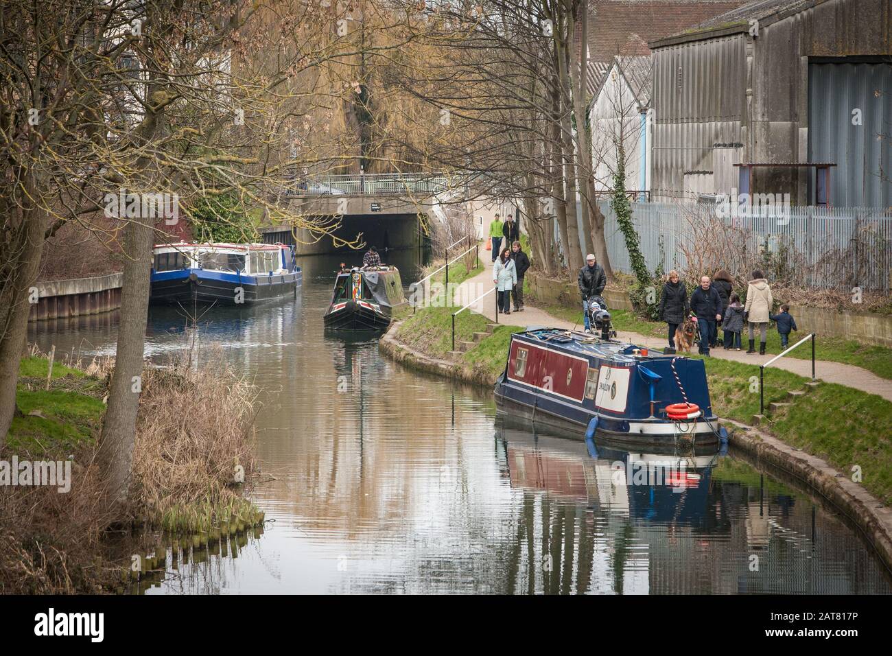River Start, Bishops Stortford, Hertfordshire, Großbritannien Stockfoto