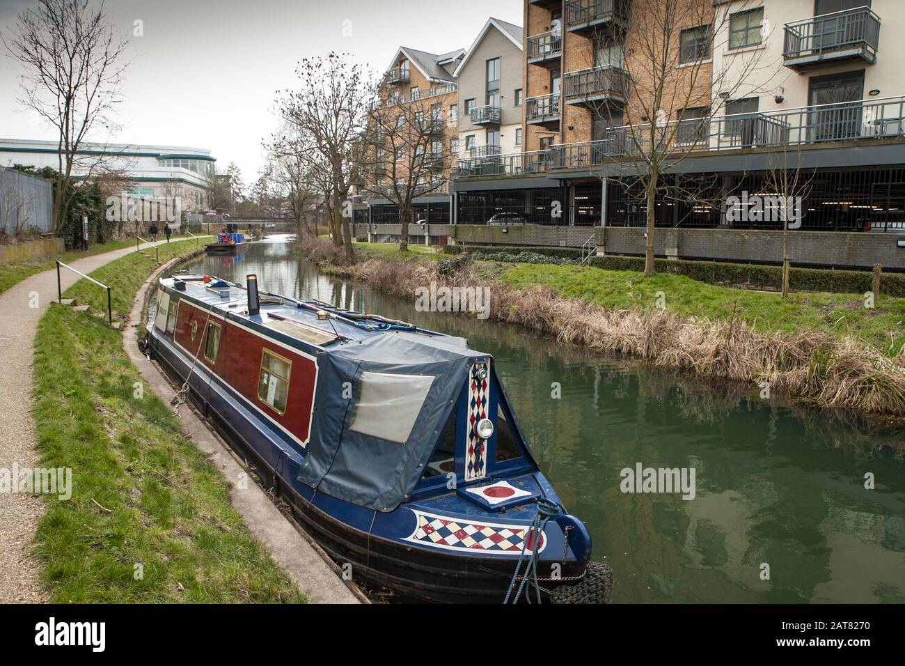 River Start, Bishops Stortford, Hertfordshire, Großbritannien Stockfoto