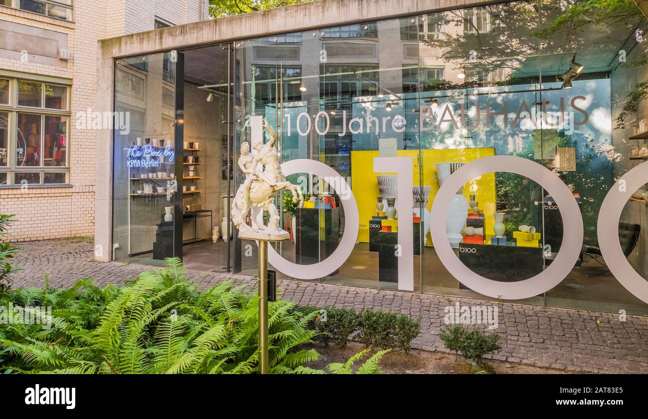 Königliche Porzellanfabrik, KPM-Box, bauhaus 100-jähriges Jubiläum Stockfoto