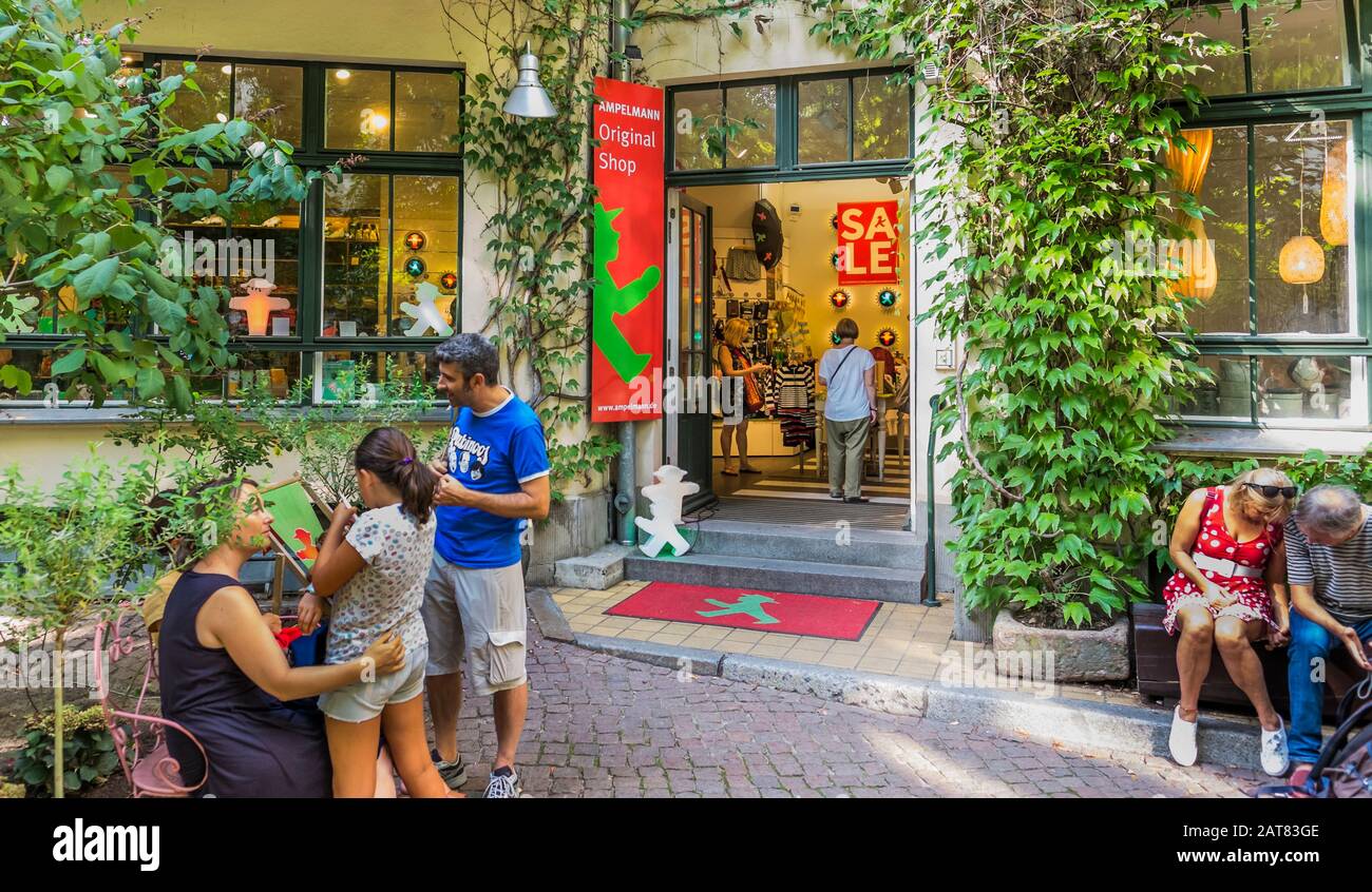 Ampelmann Shop bei hackesche hoefe Stockfoto