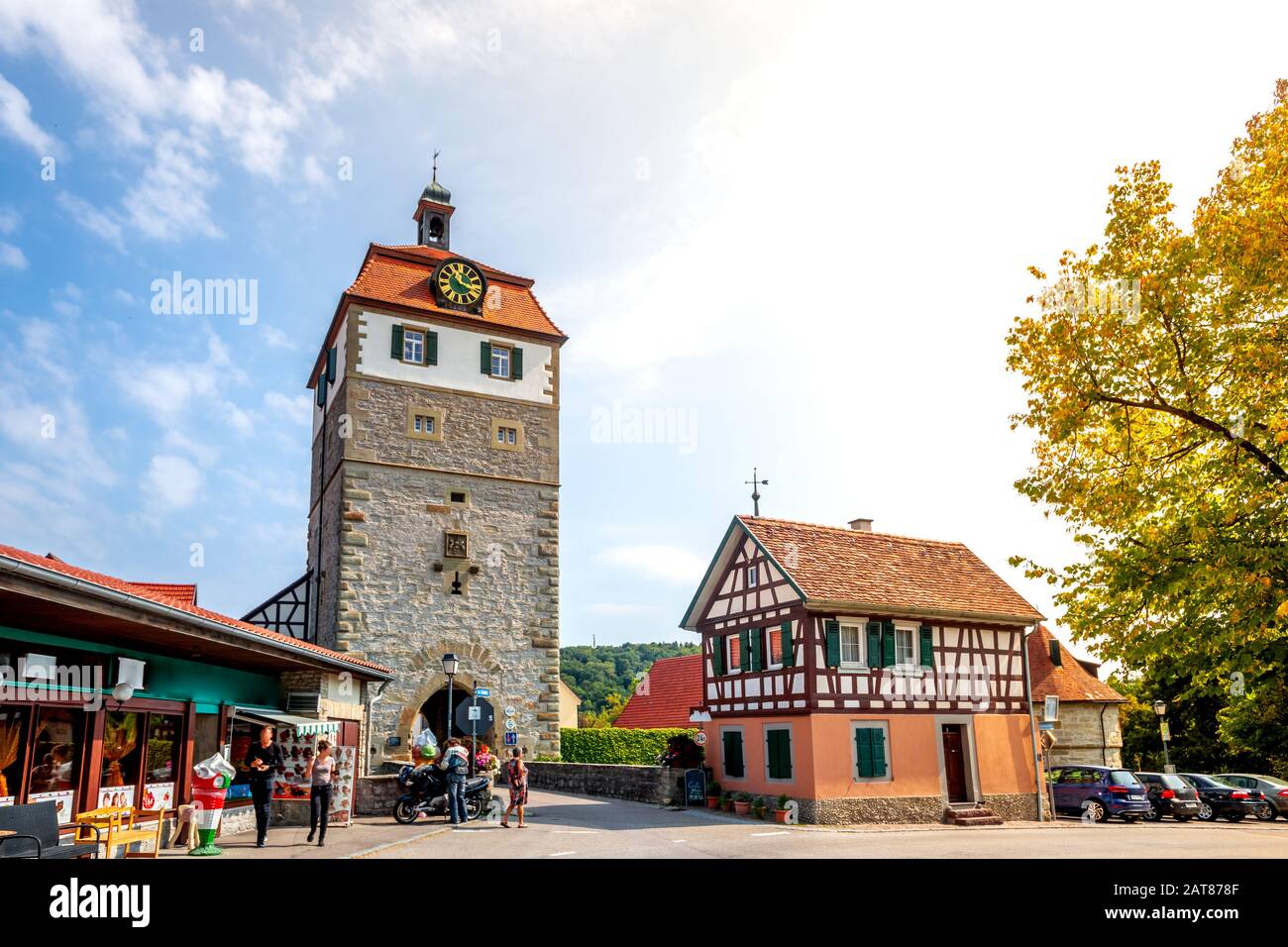 Stadtturm in Vellberg, Deutschland Stockfoto