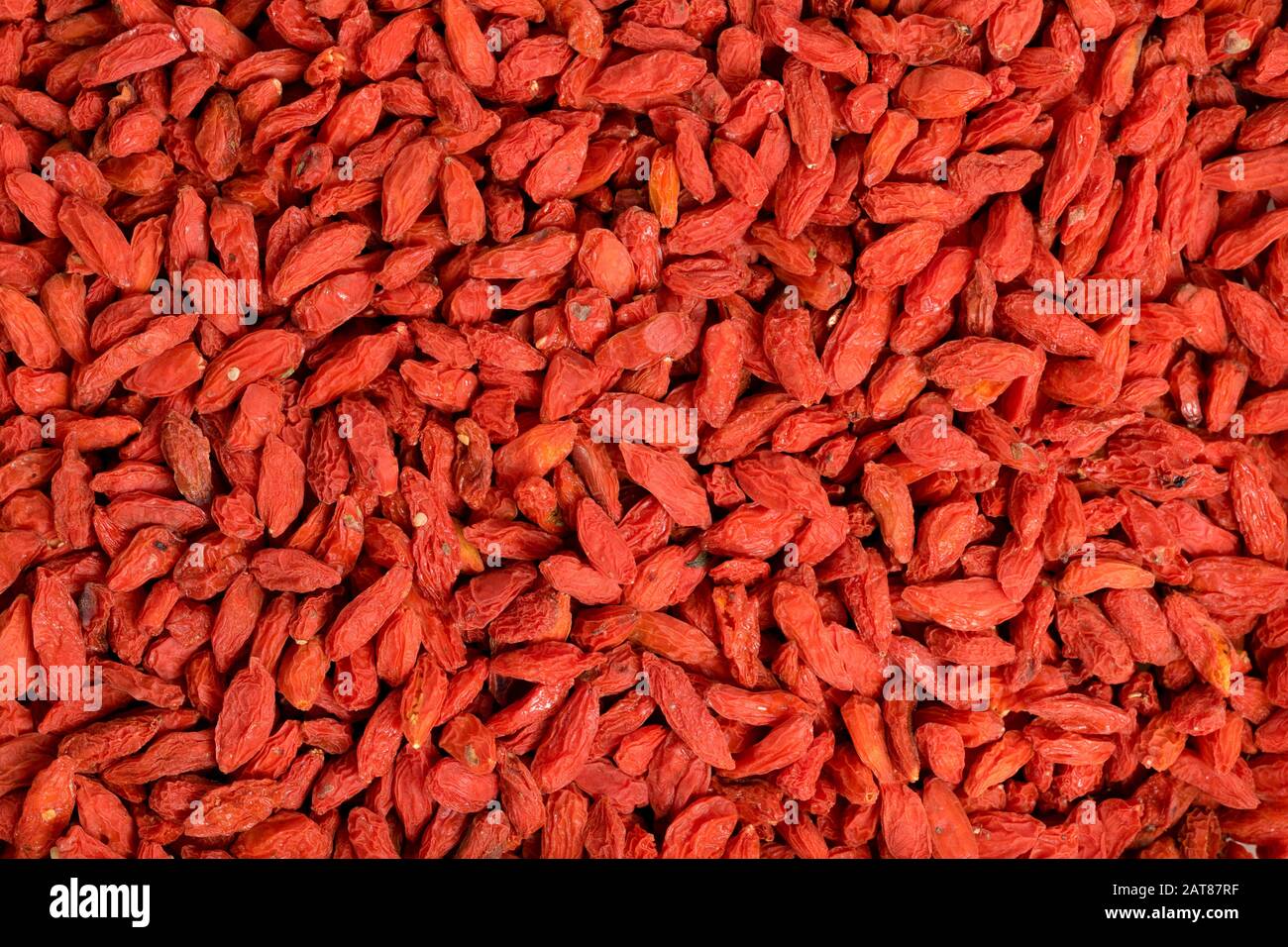 Getrockneter Goji, Goji-Beere oder Molfbeere Stockfoto