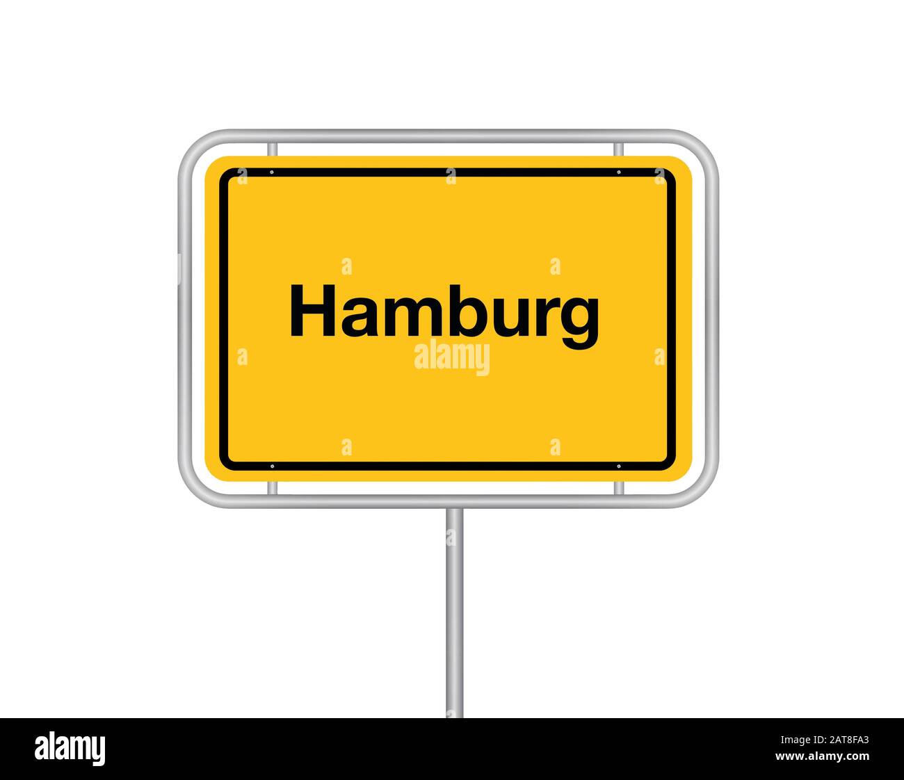 Stadtschild Hamburg, Ausschnitt, Deutschland, Hamburg Stockfoto