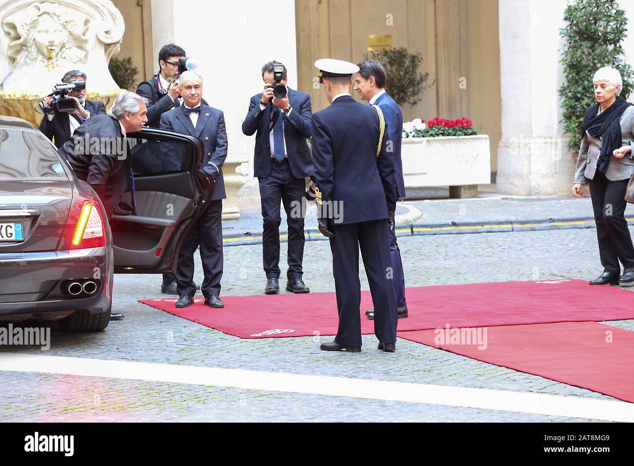 ROMA - PALAZZO CHIGI Stockfoto