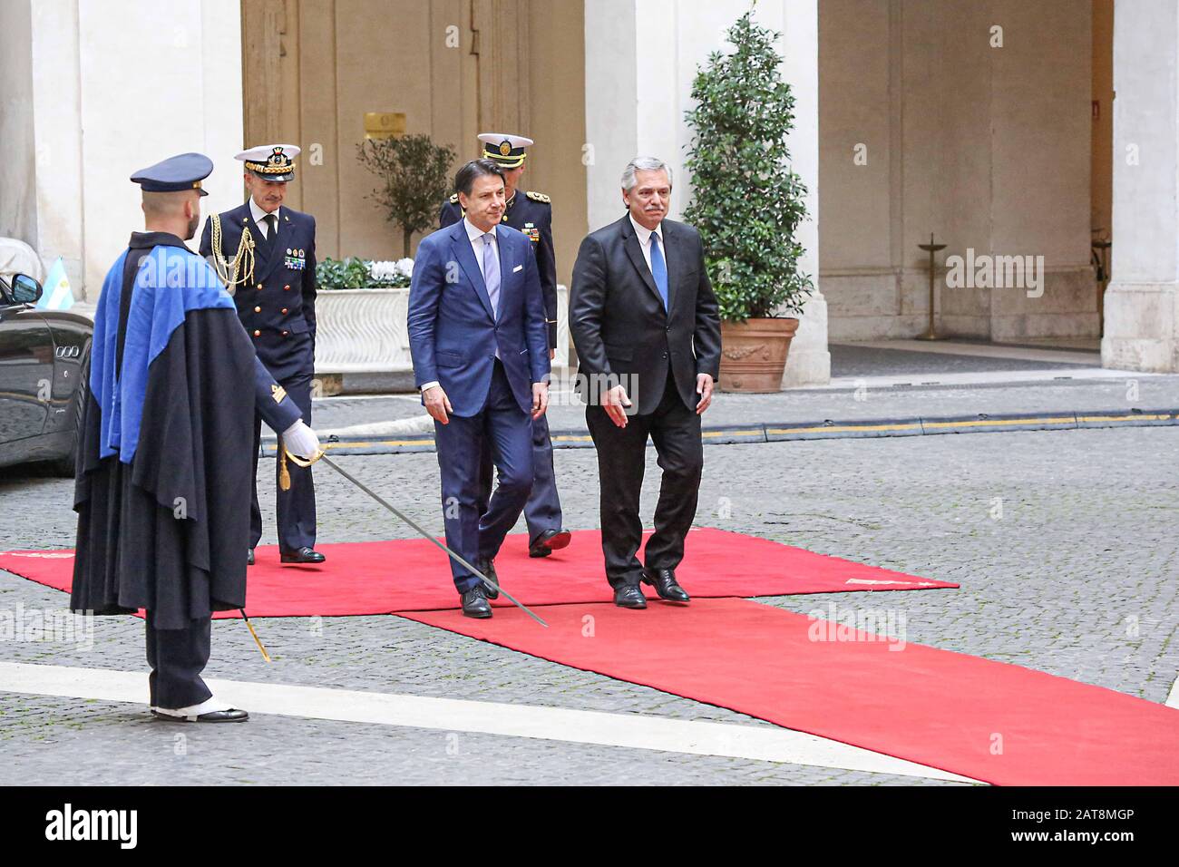 ROMA - PALAZZO CHIGI Stockfoto