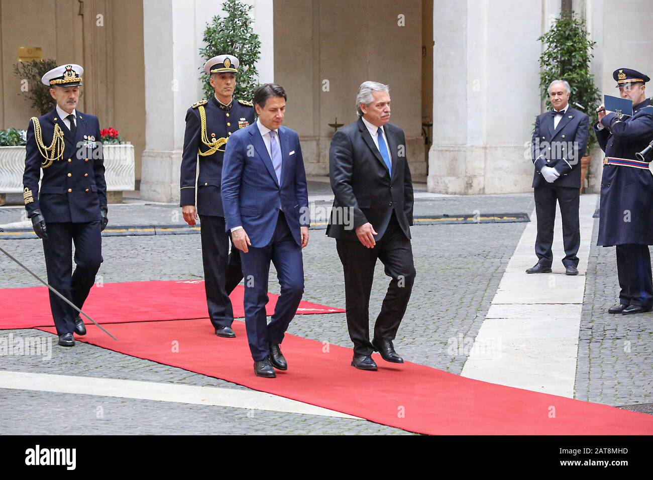 ROMA - PALAZZO CHIGI Stockfoto