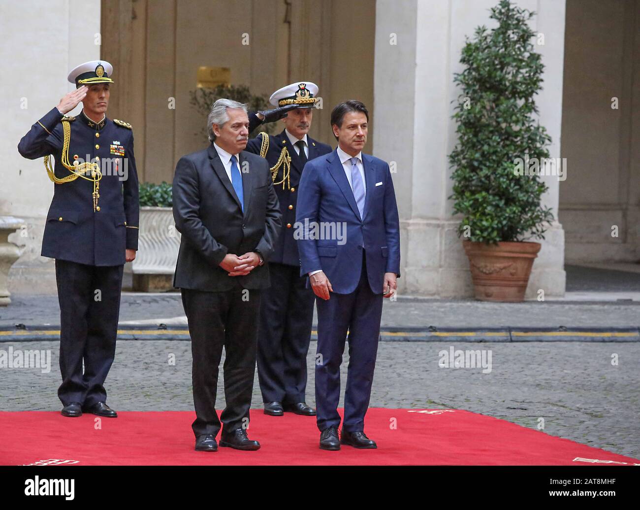 ROMA - PALAZZO CHIGI Stockfoto