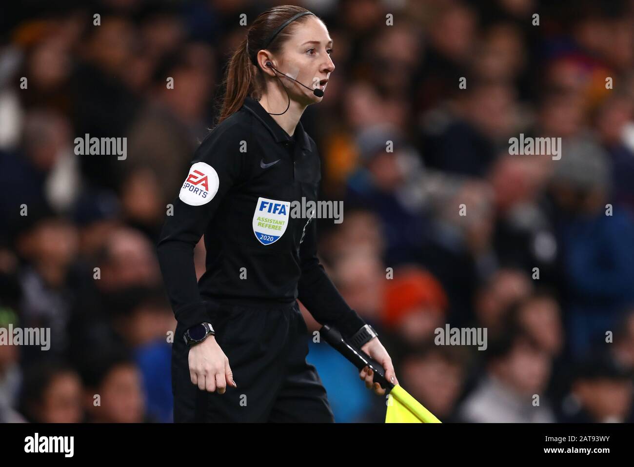 Schiedsrichter-Assistent Sian Massey-Ellis - Tottenham Hotspur V Norwich City, Premier League, Tottenham Hotspur Stadium, London, Großbritannien - 22. Januar 2019 nur redaktionelle Verwendung - es gelten Einschränkungen für DataCo Stockfoto