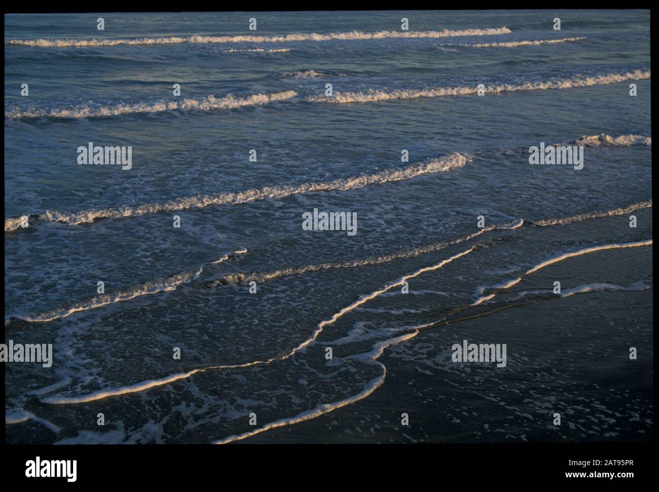 Texas: South Boca Chica Beach wo der Rio Grande Fluss auf den Golf von Mexiko trifft. ©Bob Daemmrich Stockfoto