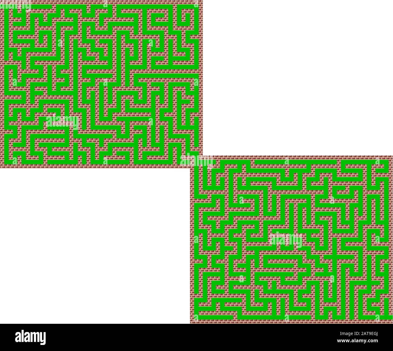 Vector Retro Spiel Labyrinth für Kinder Stock Vektor