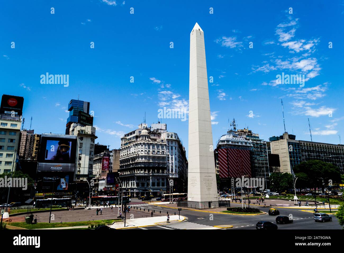 9 de Julio, Buenos Aires Stockfoto
