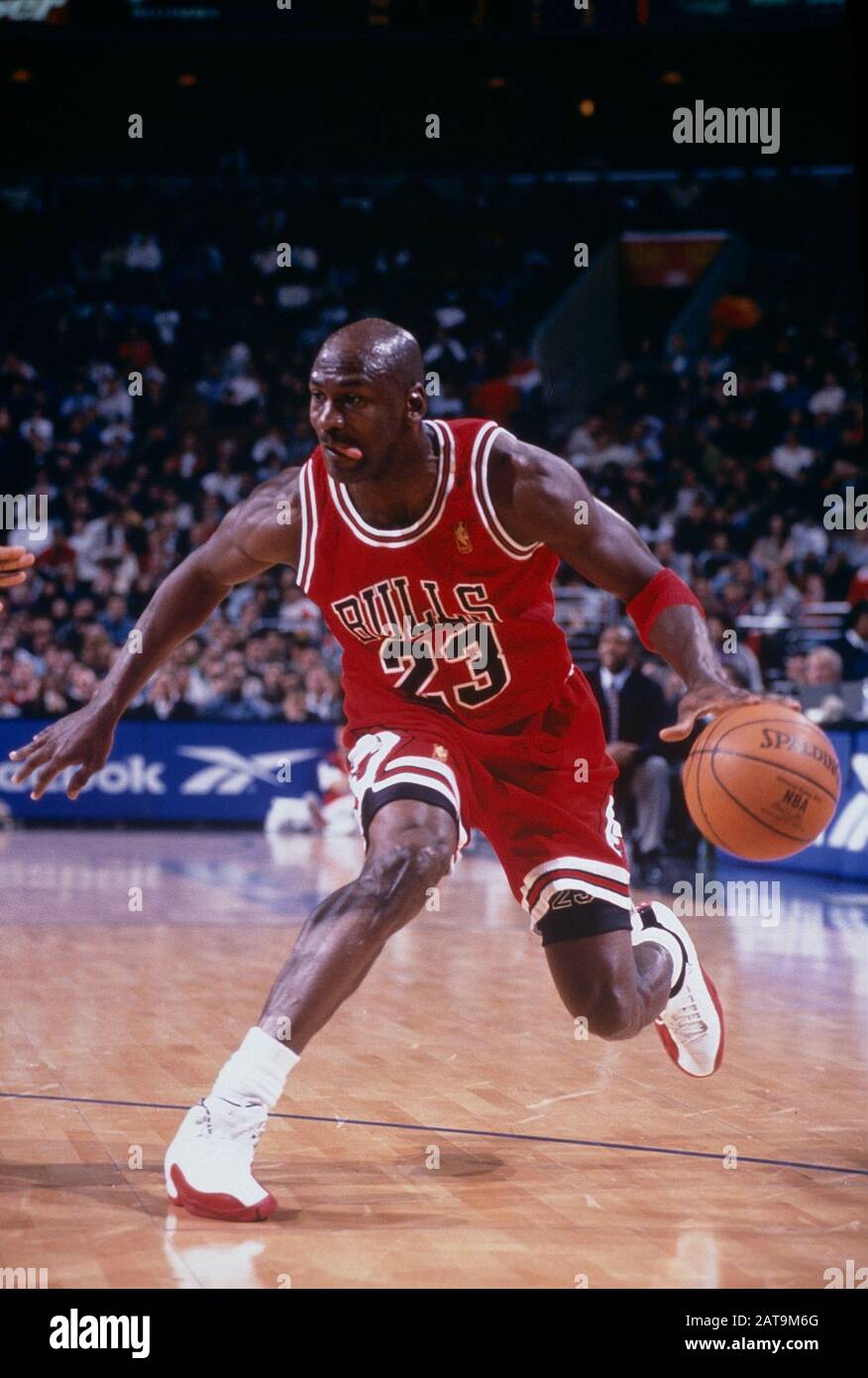 Michael Jordan von den Chicago Bulls 1997 Stockfoto