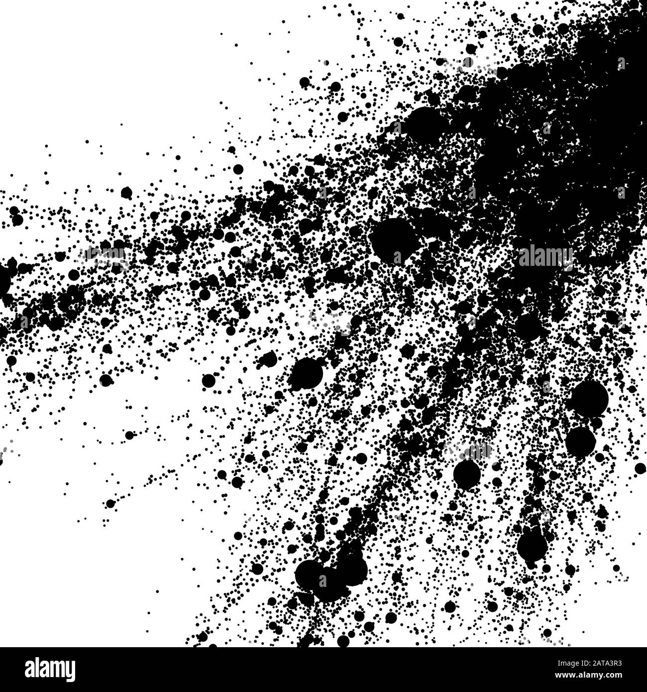 Black Mud Splatter - Vektorgrafik Stock Vektor