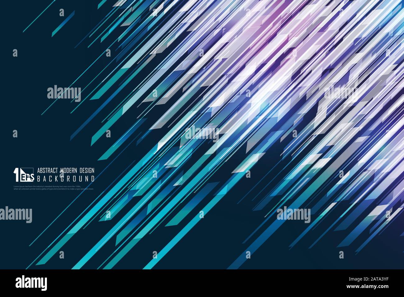 Abstrakte futuristische Technologie Linienmuster mit Licht glänzt mit dekorativem Hintergrund. Dekorieren für Werbung, Poster, Kunstwerke, Vorlagendesign, Druck. Illus Stock Vektor