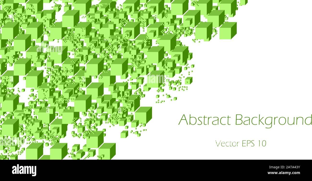 Cubic Graphic Pattern - Abstraktes Vektor-Design Stock Vektor