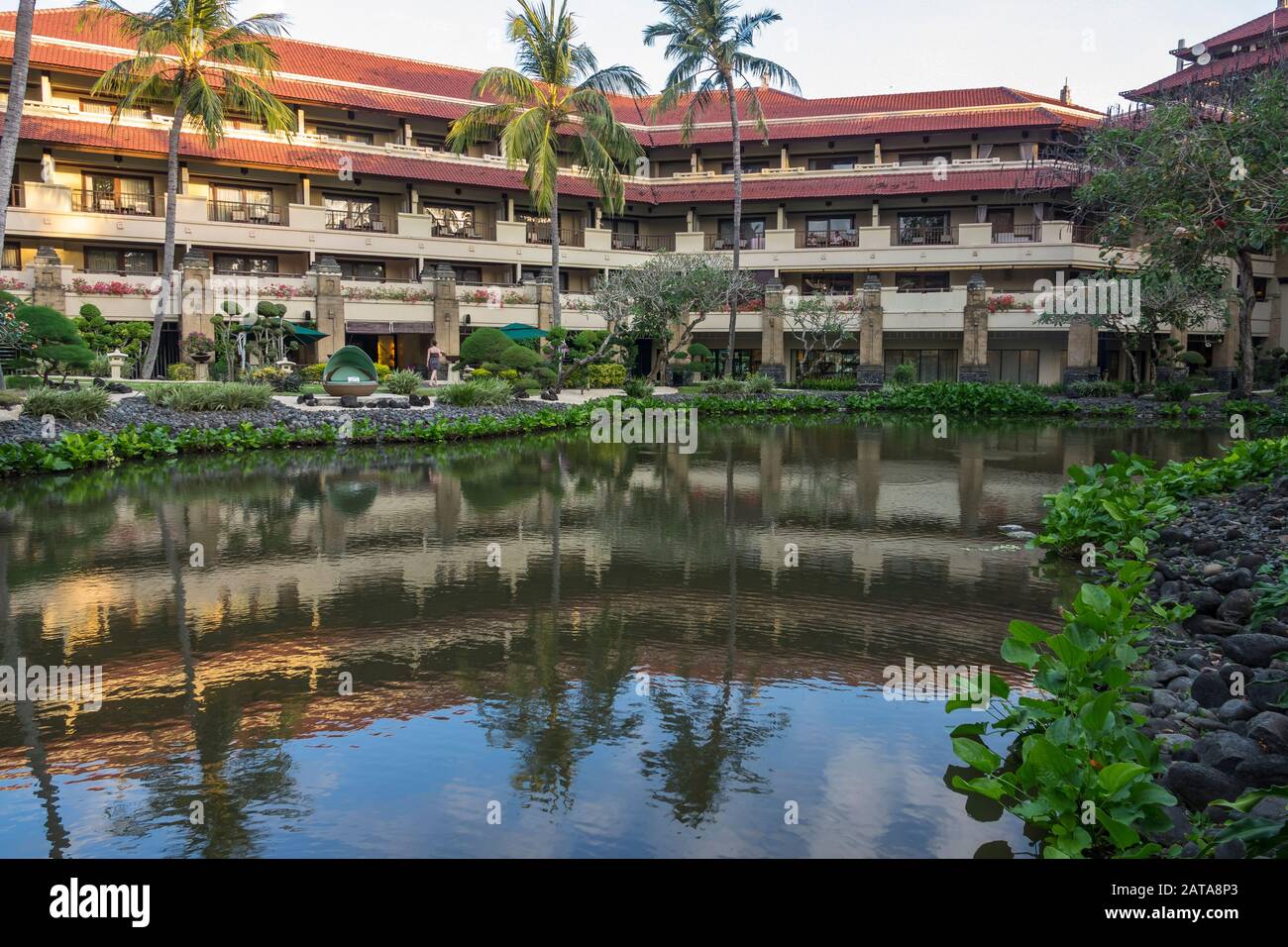 InterContinental Hotel and Resort, Jimbaran Bay, Bali, Indonesien Stockfoto