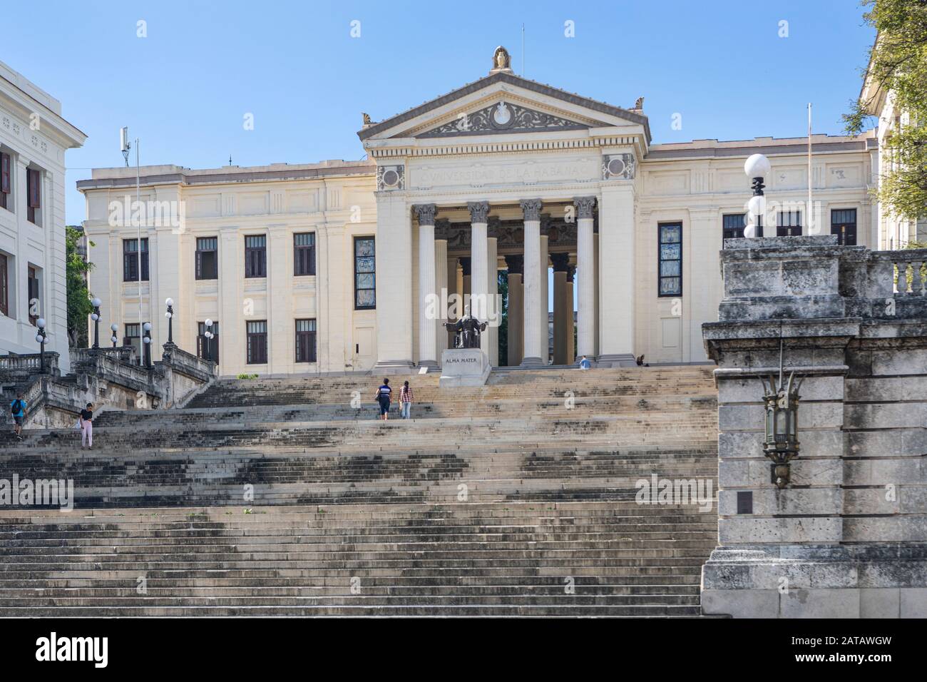 Universität von Havanna, Kuba. Stockfoto