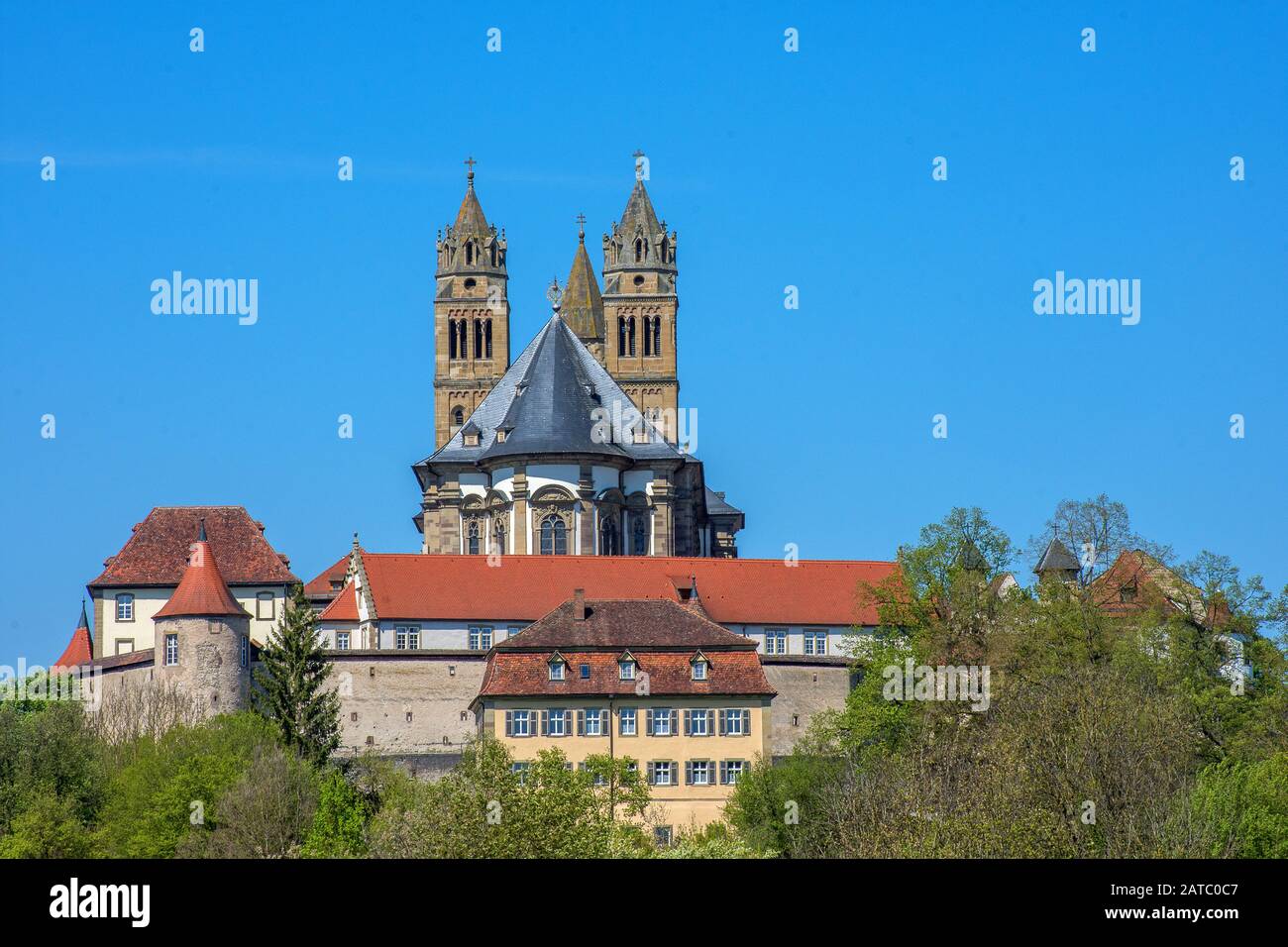 Groß-Comburg • Baden-Württemberg, Deutschland Stockfoto