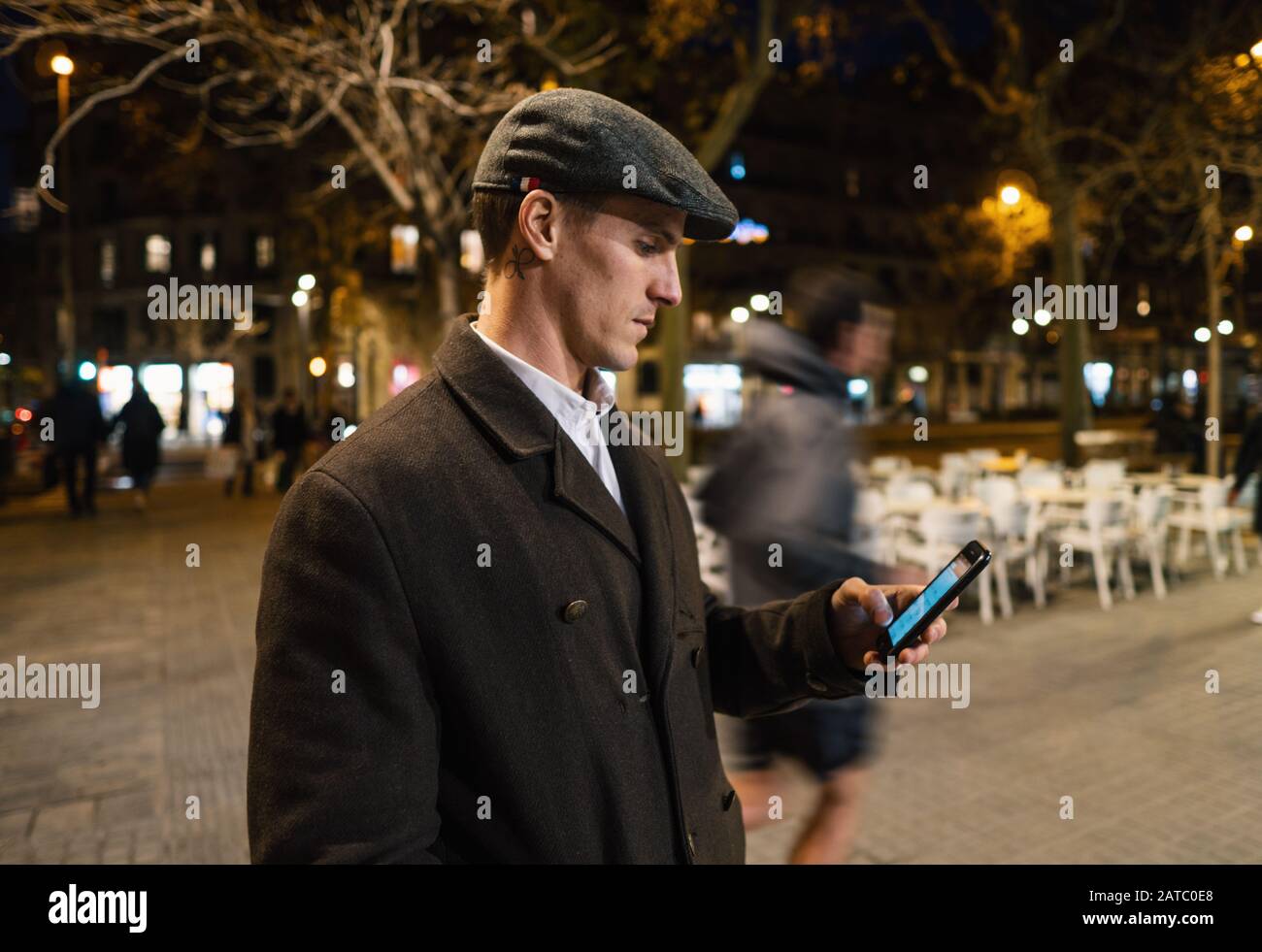 Old Fashion Man aus den 1920er jahren england Stockfoto