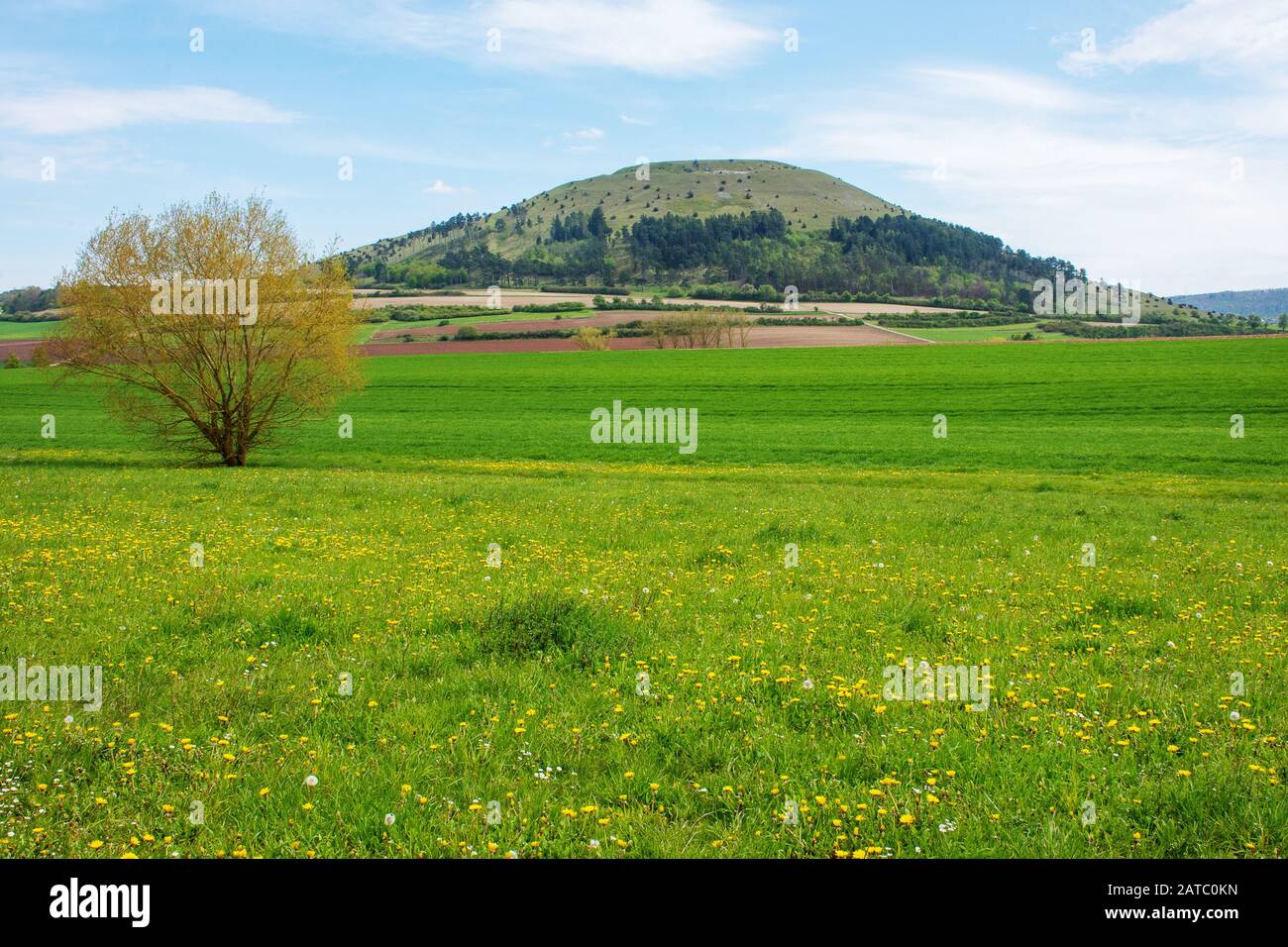 Landschaft im Ostalbkreis - der Ipf • Baden-Württemberg, Deutschland Stockfoto