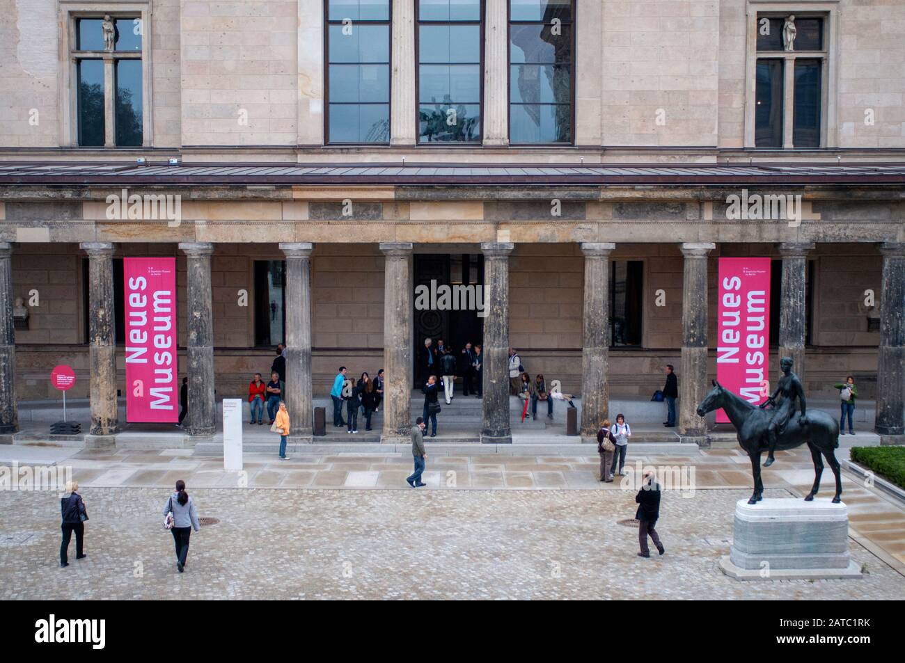 Neues Museum, Neues Museum, auf der Museumsinsel, Bezirk Berlin-Mitte, Berlin, Deutschland, Europa Stockfoto