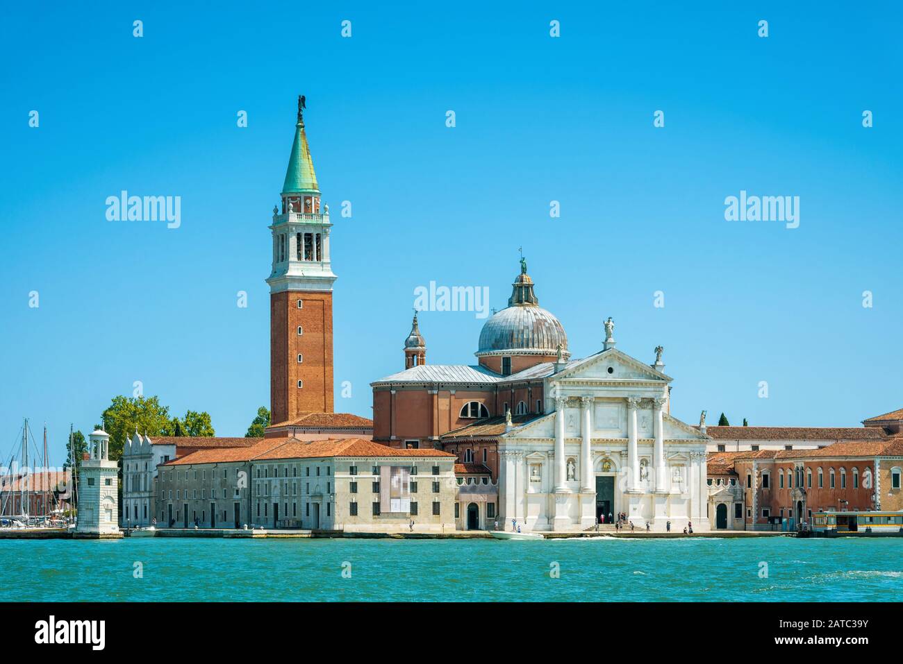 Kirche San Giorgio Maggiore auf der gleichnamigen Insel in Venedig, Italien Stockfoto