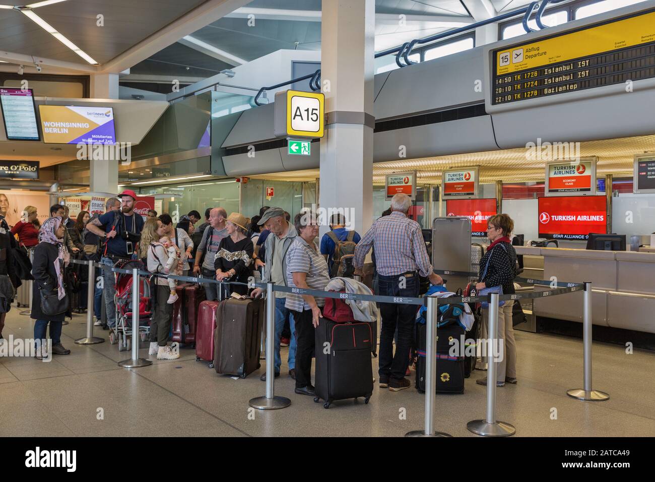 Turkish Airlines Frankfurt Check In Schalter