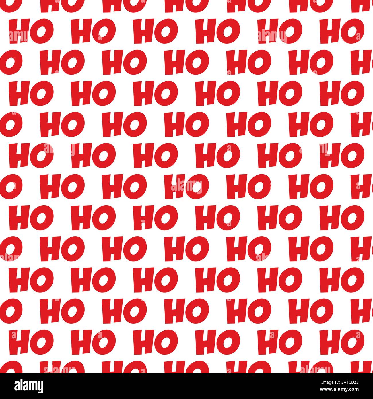 Nahtloses Ho Ho Ho Ho-Muster Für Weihnachten. Ideal für Geschenkpapier zu Weihnachten. Stock Vektor