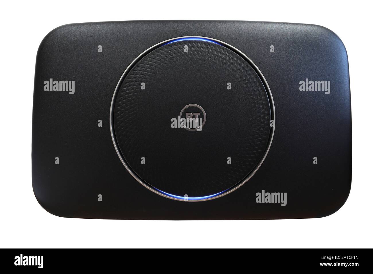 BT Smart Hub 2 isoliert auf weißem Hintergrund Stockfoto